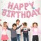 Colorful Celebrations: 16-Inch Mylar Foil Happy Birthday Balloons Banner - Eco-Friendly Decor for All Ages!